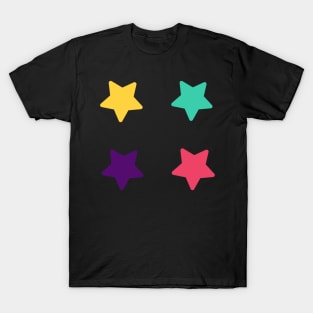 Colourful star pattern T-Shirt